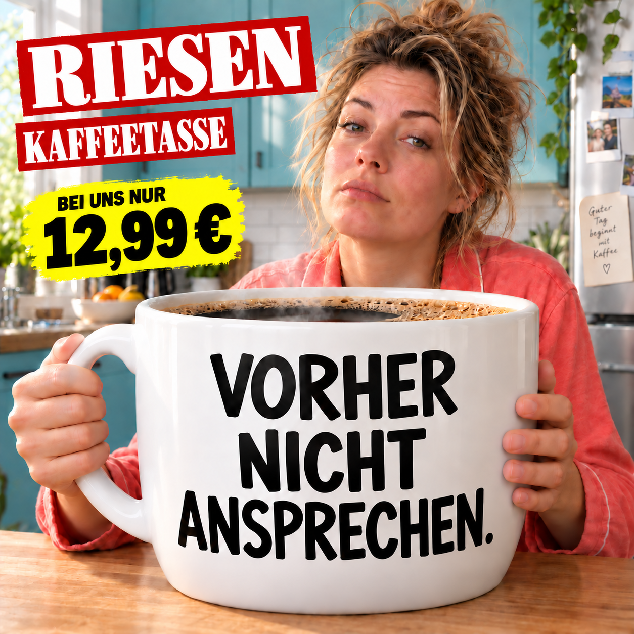 RIESEN KAFFEETASSE &ndash; bei uns nur 12,99 Euro.